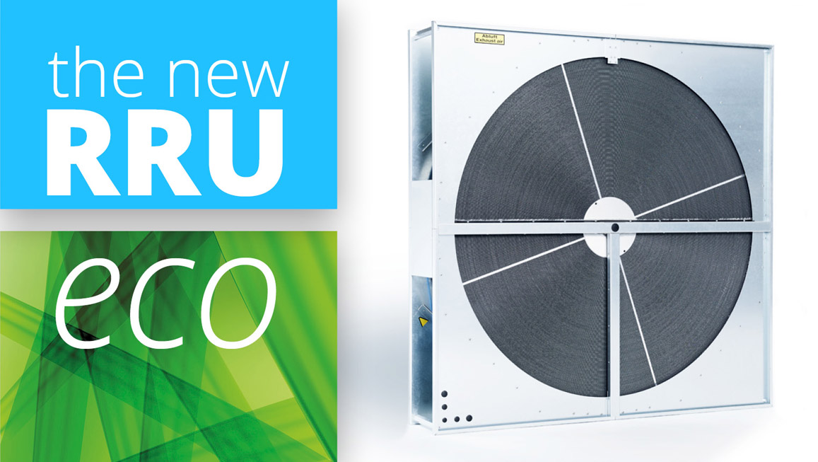 The new RRU eco rotary heat exchanger